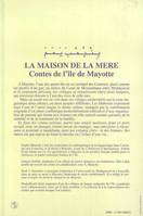 La maison de la mère, Contes de l'île de Mayotte