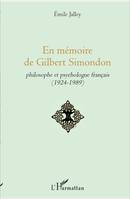 En mémoire de Gilbert Simondon, philosophe et psychologue français - (1924-1989)