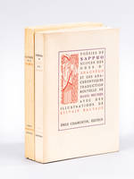 Poésies de Sappho suivies des Odes d'Anacréon et des Anacréontiques [ On joint : ] La Farce de la Marmite de Plaute