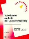 Introduction au droit de l'union européenne