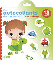 Les couleurs, 18 mois : les autocollants des tout-petits