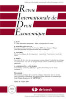 REVUE INTERNATIONALE DE DROIT ECONOMIQUE 2014/4