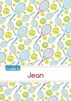 Le cahier de Jean - Blanc, 96p, A5 - Tennis