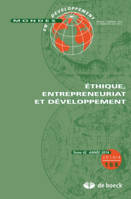 MONDES EN DEVELOPPEMENT 2014/4 N.168 ETHIQUE ENTREPRENEURIAT DEVELOPPEMENT