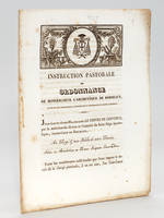 Instruction Pastorale et Ordonnance de Monseigneur l'Archevêque de Bordeaux, touchant les Bénédictions, Expositions et Processions du Saint-Sacrement.