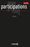 Participations, Varia