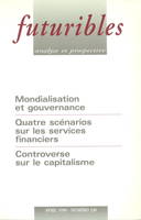 Futuribles 230, avril 1998. Mondialisation et gouvernance, Quatre scénarios sur les services financiers
