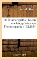 De l'Homoeopathie