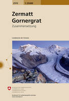 Carte routière : Zermatt - Gornergrat