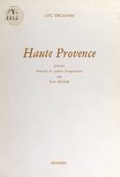 Haute Provence, Poèmes illustrés de quinze linogravures par Jean Rivier