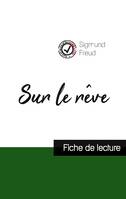 Sur le rêve de Sigmund Freud (fiche de lecture et analyse complète de l'oeuvre)