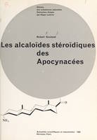 Les alcaloïdes stéroïdiques des apocynacées