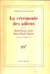 La cérémonie des adieux / entretiens avec Jean-Paul sartre (aou