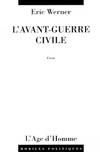 L'avant-guerre civile