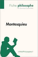 Montesquieu (Fiche philosophe), Comprendre la philosophie avec lePetitPhilosophe.fr