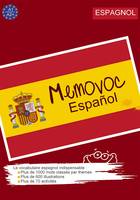 Un cahier de vocabulaire espagnol illustré. Tout le lexique de base indispensable !