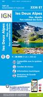 Top 25 : une carte, un site, 3336ET, 3336Et Les Deux Alpes.Olan-Muzelle.Pn Des Ecrins