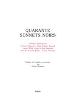 Quarante sonnets noirs