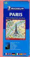 150, PLAN 55 PARIS INDEX RUES 2009