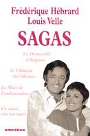 SAGAS + DVD OFFERT, La Demoiselle d'Avignon, Le château des oliviers, Le mari et l'ambassadeur, Un mari, c'est un mari