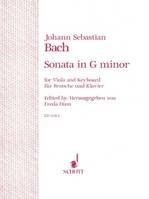 Sonata in G Minor, BWV 1020. viola and piano.