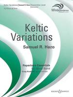 Keltic Variations, Wind band. Partition et parties.