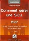 Comment gérer une S.C.I.