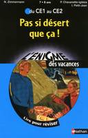 enigme vacances : pas si desert que ca !