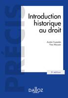 Introduction historique au droit - 5e ed.