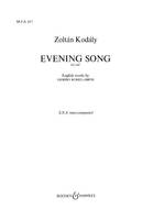 Evening Song, Esti dal. No. 817. treble choir (SSA) a cappella. Partition de chœur.