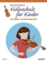 Violinschule für Kinder, im Gruppen- und Einzelunterricht. violin.