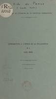 Prestige et illusion de la doctrine communiste, Introduction à l'étude de la philosophie de Karl Marx