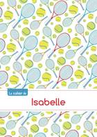 Le cahier d'Isabelle - Séyès, 96p, A5 - Tennis