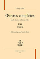 Oeuvres complètes / George Sand, 1844, Jeanne - 1844