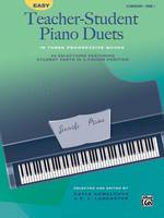 Easy Teacher-Student Piano Duets 1, 23 Selections Featuring Student Parts in 5-Finger Position