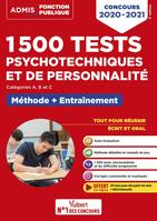 1500 tests psychotechniques et de personnalité, Méthode et entraînement intensif