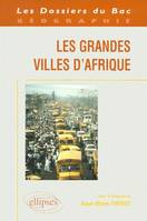 Les grandes villes d'Afrique