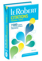 Dictionnaire de citations françaises, 1, Dictionnaire des citations françaises - tome 1 - poche+