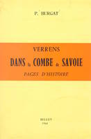 Verrens, dans la combe de Savoie, pages d'histoire