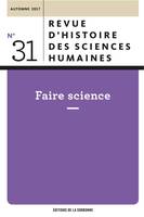 Revue d'histoire des sciences humaines, n  31