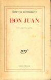 Don Juan, PIECE EN TROIS ACTES