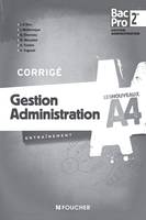 Les Nouveaux A4 Gestion Administration Sde Bac Pro Corrigé