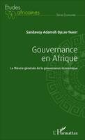 Gouvernance en Afrique, La théorie générale de la gouvernance économique