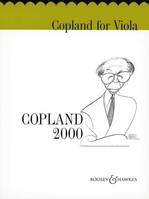 Copland for Viola, Copland 2000. viola and piano.
