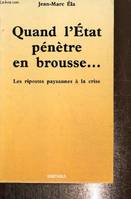 Quand l'État pénètre en brousse - les ripostes paysannes à la crise, les ripostes paysannes à la crise