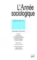 année sociologique 2014, vol. 64 (2), Sociologie du bien-être