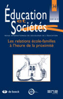 EDUCATION ET SOCIETES 2014/2 N.34 - REVUE INTERNATIONALE SOCIO EDUCATION