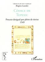 Collection de codex, 3, Códice de Tepexic, Proceso deigual por pleito de tierras 1549