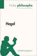 Hegel (Fiche philosophe), Comprendre la philosophie avec lePetitPhilosophe.fr