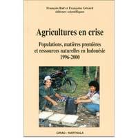 Agriculture en crise, populations, matères premières en Indonésie 1996